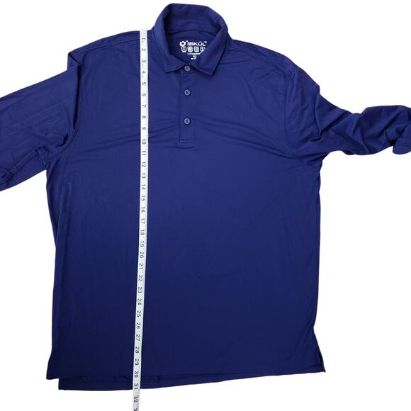 Ibkul Long Sleeve Men's Performance Polo, Golf, Hiking, Athleisure sz XL - Picture 6 of 10